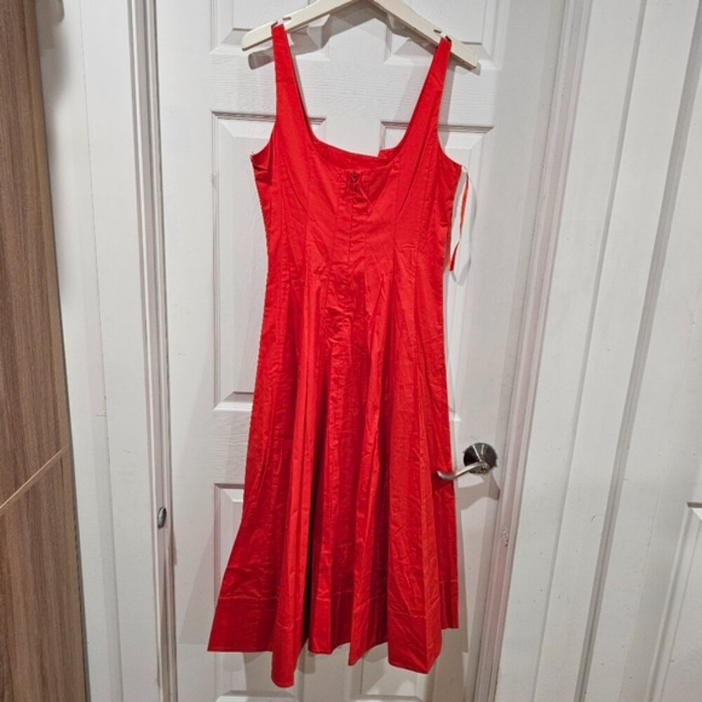 Staud Wells Fire Midi Dress - Picture 4 of 9